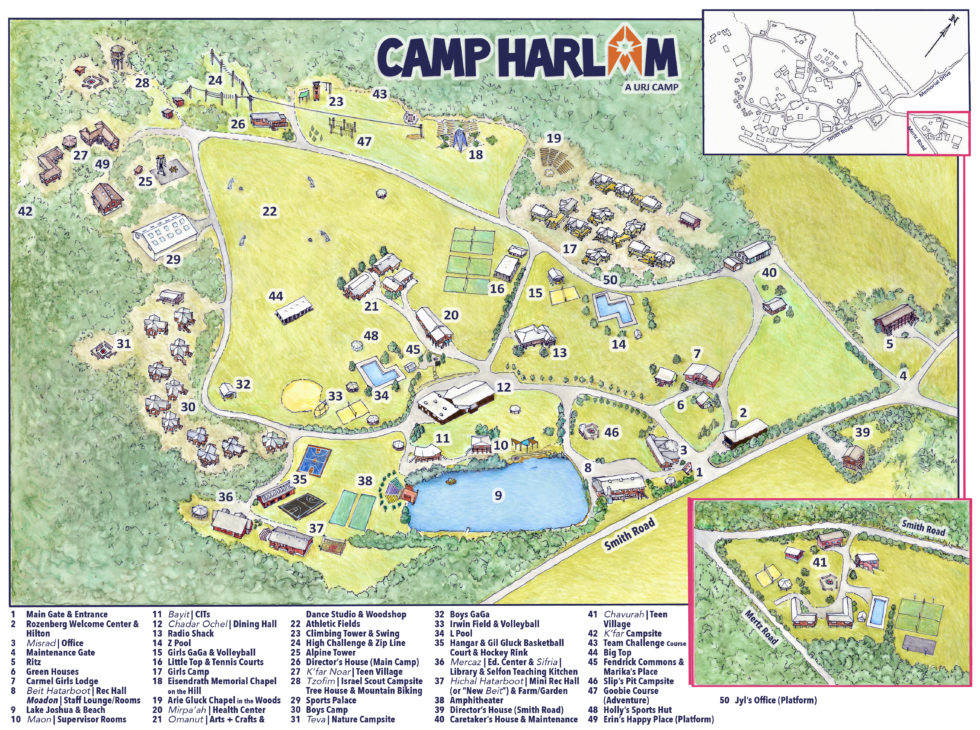 Directions to Camp URJ Camp Harlam